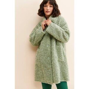 Anthropologie Moon River Sherpa Oversized Coat